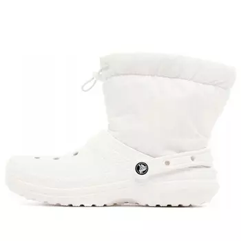 Кроссовки classic lined neo puff boots 'white' Crocs, белый