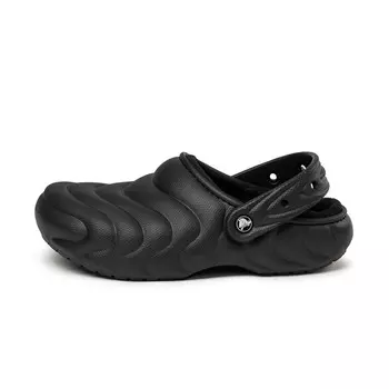 Кроссовки classic lined overpuff clog Crocs, черный