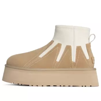 Кроссовки classic mini dipper sunwave boot Ugg, бежевый