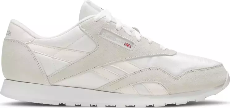 Кроссовки classic nylon og 'white light grey' Reebok, белый