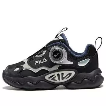 Кроссовки classic running shoes 'black grey blue' Fila, черный