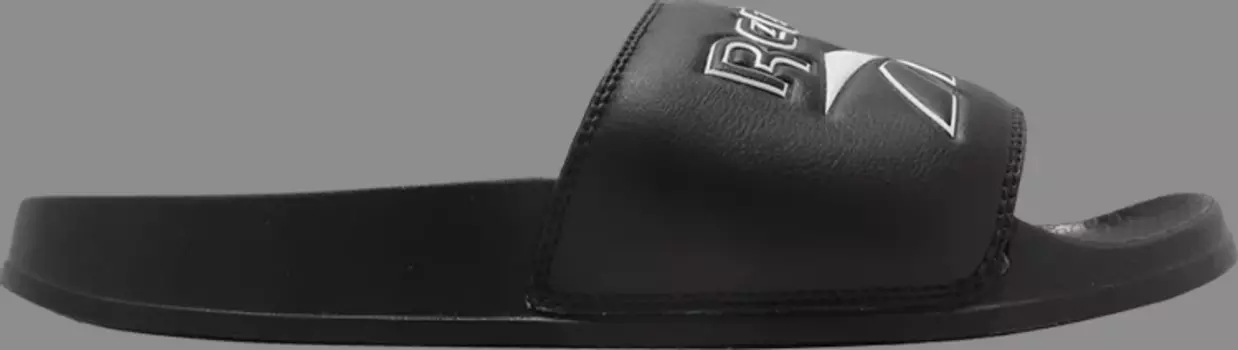 Кроссовки classic slide 'black white' Reebok, черный