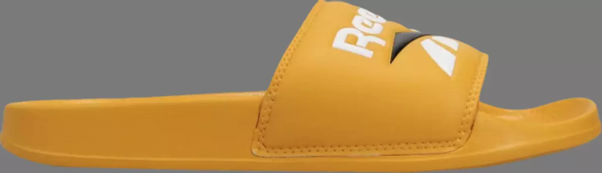 Кроссовки classic slide 'toxic yellow' Reebok, желтый