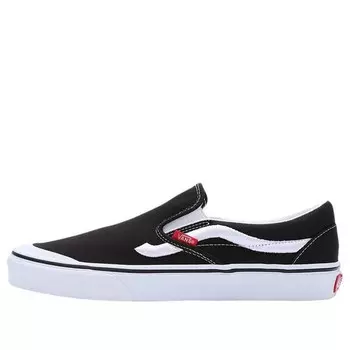 Кроссовки classic slip-on 138 'sidestripe black' Vans, черный