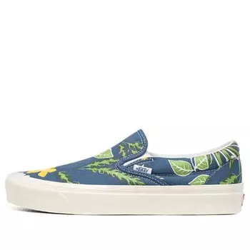Кроссовки classic slip-on 98 dx 'aloha navy' Vans, синий