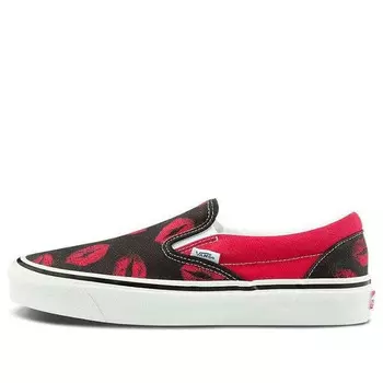 Кроссовки classic slip-on 98 dx 'anaheim factory - hotlips' Vans, красный