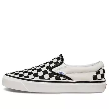 Кроссовки classic slip-on 98 dx 'anaheim factory - checkerboard' Vans, белый