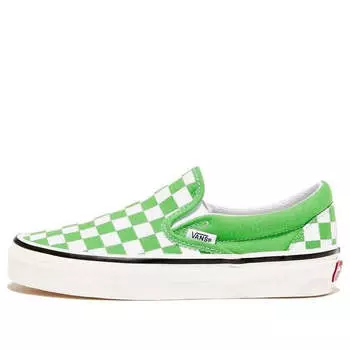 Кроссовки classic slip-on 98 dx 'checkerboard-black white' Vans, черный
