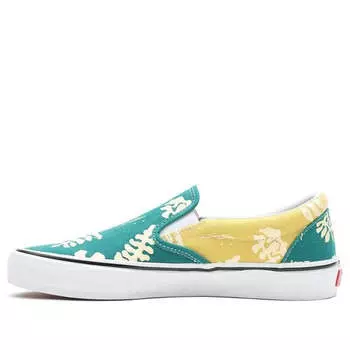 Кроссовки classic slip-on 'aloha' Vans, синий
