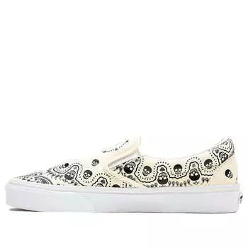 Кроссовки classic slip-on 'bandana - classic white' Vans, желтый