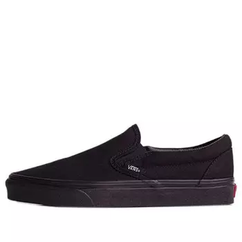 Кроссовки classic slip-on 'black' Vans, черный