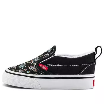 Кроссовки classic slip-on 'black' Vans, черный
