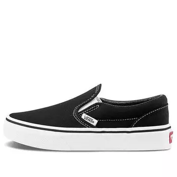 Кроссовки classic slip-on 'black' Vans, черный