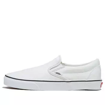 Кроссовки classic slip-on 'color theory checkerboard - glow' Vans, белый