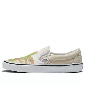 Кроссовки classic slip-on desert vibes shoe 'oatmea' Vans, мультиколор
