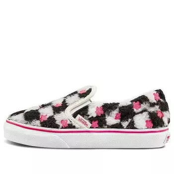 Кроссовки classic slip-on k pink Vans, розовый
