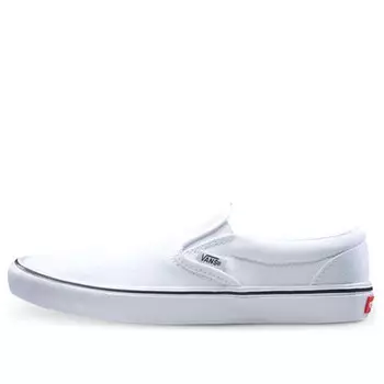 Кроссовки classic slip-on lite 'white' Vans, белый