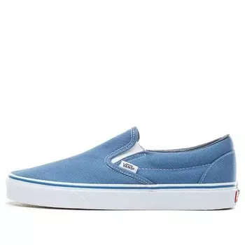 Кроссовки classic slip-on 'navy' Vans, синий