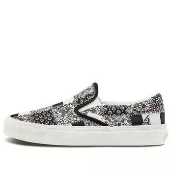 Кроссовки classic slip-on 'patchwork floral' Vans, мультиколор