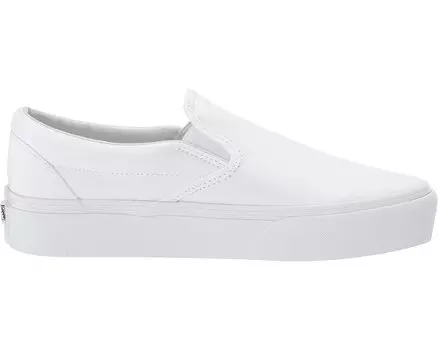 Кроссовки Classic Slip-On Platform Vans, белый