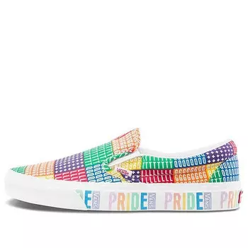 Кроссовки classic slip-on 'pride' Vans, мультиколор