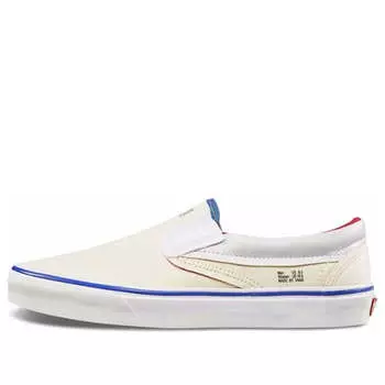 Кроссовки classic slip-on 'sail white' Vans, мультиколор