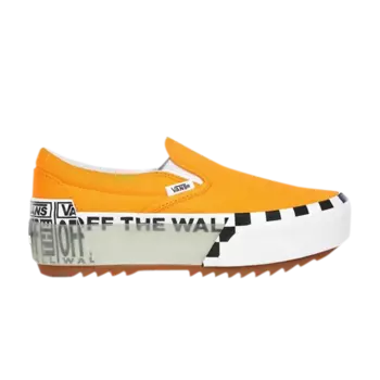 Кроссовки Classic Slip-On Stacked Vans, оранжевый