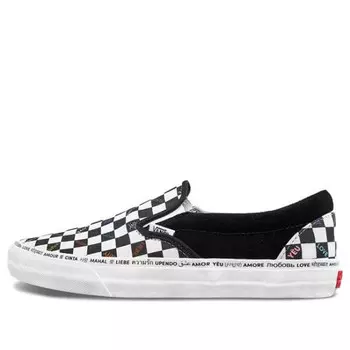 Кроссовки classic slip-on vlt lx 'the love pack - pride' Vans, черный