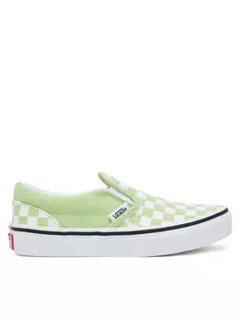 Кроссовки Classic Slip-On VN000D0JE2Y1 Vans, зеленый