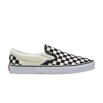 Кроссовки Classic Slip-On Wide, цвет Checkerboard - Black White