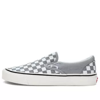 Кроссовки classic slipon 'bricolage check' Vans, мультиколор