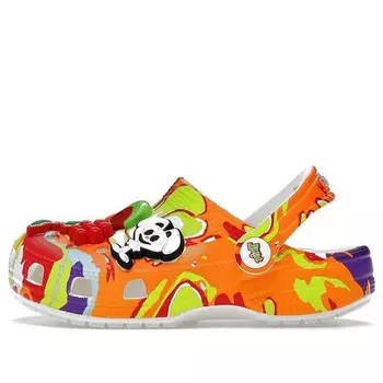 Кроссовки classic trix clogs 'orange multi' Crocs, оранжевый