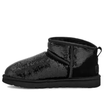 Кроссовки classic ultra mini mirror ball 'black' Ugg, черный