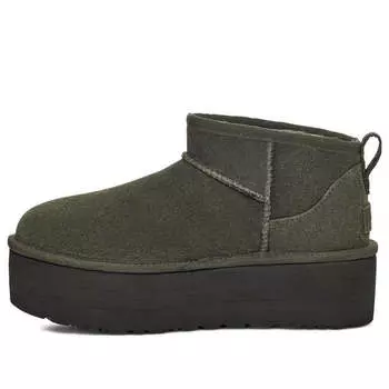 Кроссовки classic ultra mini platform Ugg, зеленый