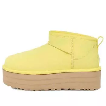 Кроссовки classic ultra mini platform Ugg, желтый