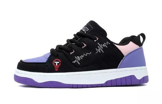 Кроссовки CLEARTASTE Skateboarding Shoes Unisex Low-top, черный/белый