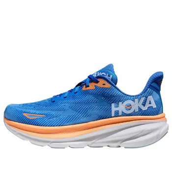 Кроссовки clifton 9 2e wide 'coastal sky all aboard' Hoka One One, синий