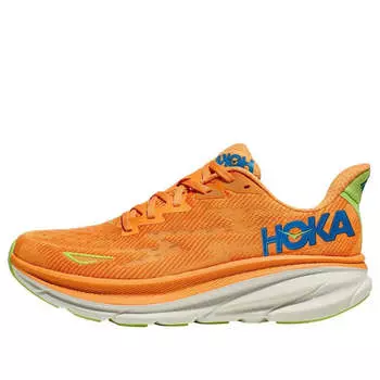 Кроссовки clifton 9 2e wide Hoka One One, оранжевый