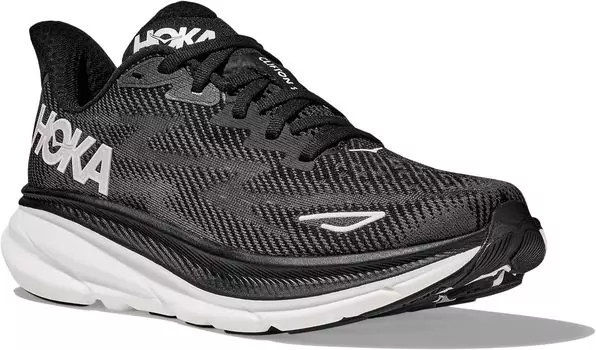 Кроссовки Clifton 9 Hoka, цвет Black/White