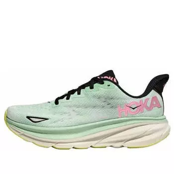 Кроссовки clifton 9 Hoka One One, зеленый