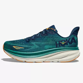 Кроссовки Clifton 9 Hoka, зеленый