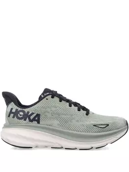 Кроссовки Clifton 9 HOKA, зеленый