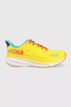 Кроссовки Clifton 9 Hoka, желтый