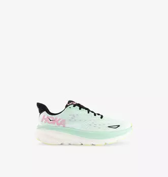 Кроссовки Clifton 9 из смешанного материала Hoka, цвет mint fluorite