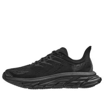 Кроссовки clifton edge 'black' Hoka One One, черный