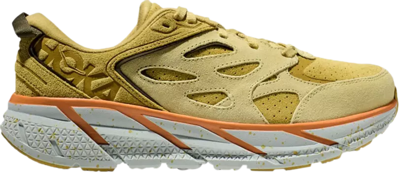 Кроссовки Clifton L Suede 'Golden Lichen', золотой