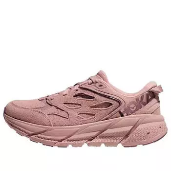 Кроссовки clifton l suede 'pale mauve' Hoka One One, лиловый