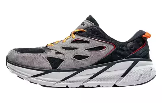 Кроссовки Clifton LS Running Unisex Low-top Black/Grey Hoka One One