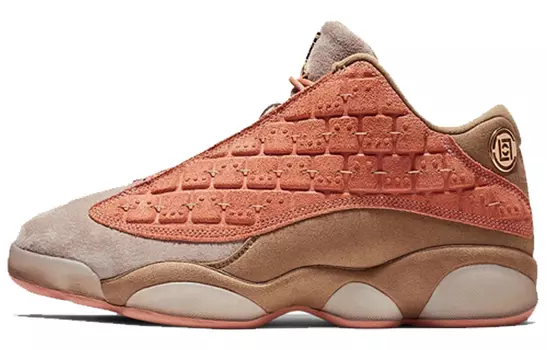 Кроссовки CLOT x Jordan 13 Retro Low с эффектом сепии