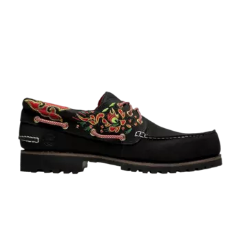 Кроссовки CLOT x Wmns 3-Eye Lug Handsewn Boat 'Black', черный
